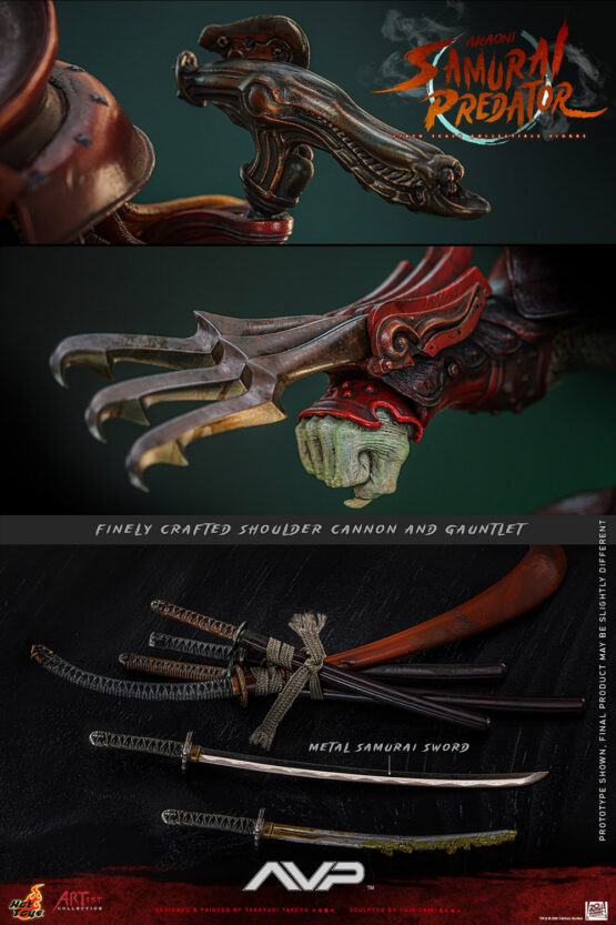 Akaoni Samurai Predator Sixth Scale Figure - Image 6