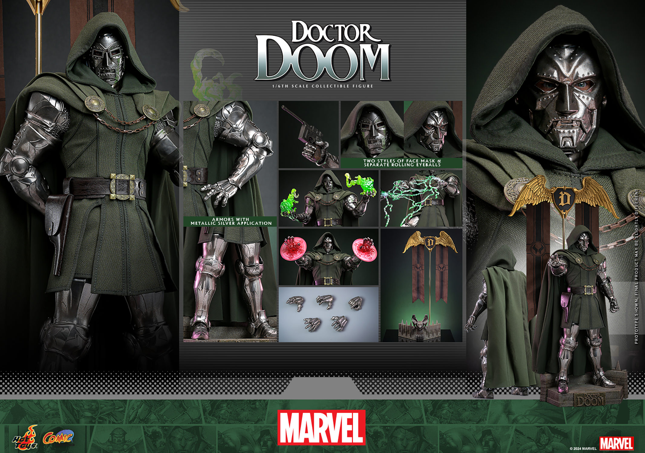 Doctor Doom Sixth Scale Figure - Image 5
